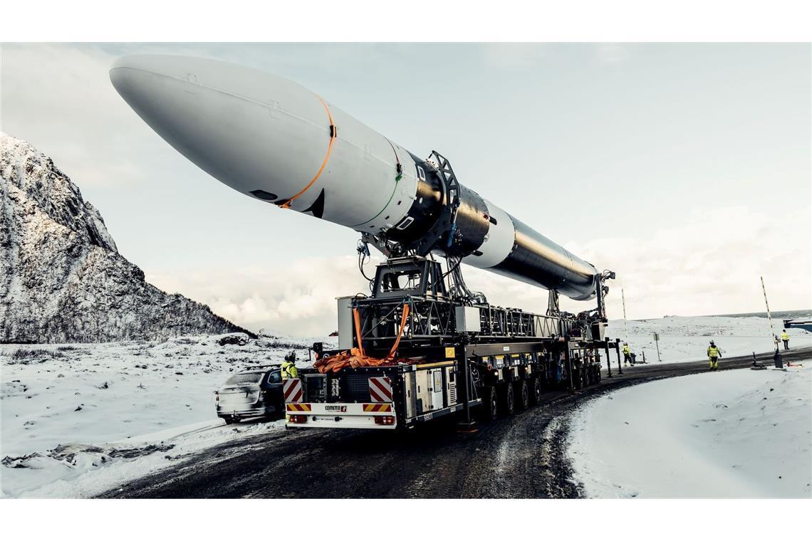 Vor Isar Aerospace-Testflug: "Die Rakete darf explodieren" Die Rakete von Isar Aerospace. (Handout)