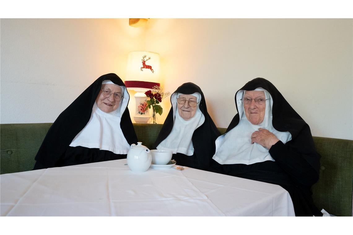 Die rebellischen Nonnen von Goldenstein: Schwester Rita, Schwester Regina und Schwester Bernadette (von links nach rechts). (Archivbild)