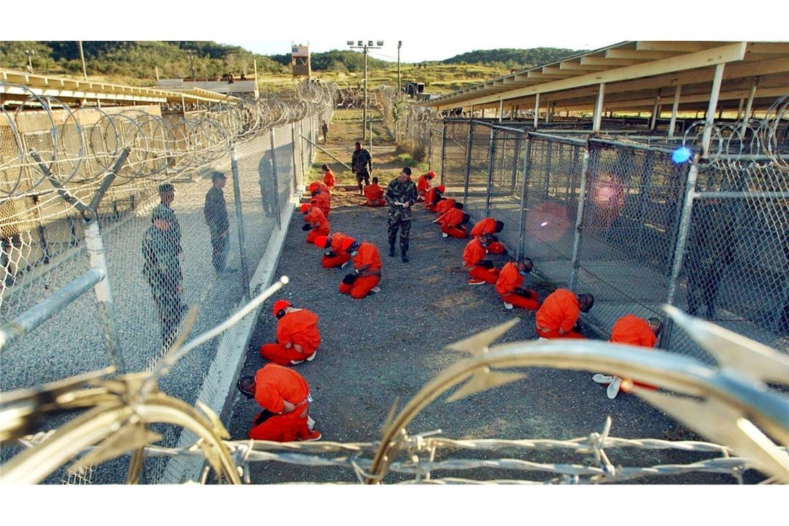 Migranten nach Guantánamo - Trumps neuer umstrittener Plan Die Rechtslage der Gefangenen in Guantánamo, ihre Haftbedingungen, Berichte über die verwendeten Verhör- und Foltermethoden führten international zu einem Aufschrei. (Archivbild)