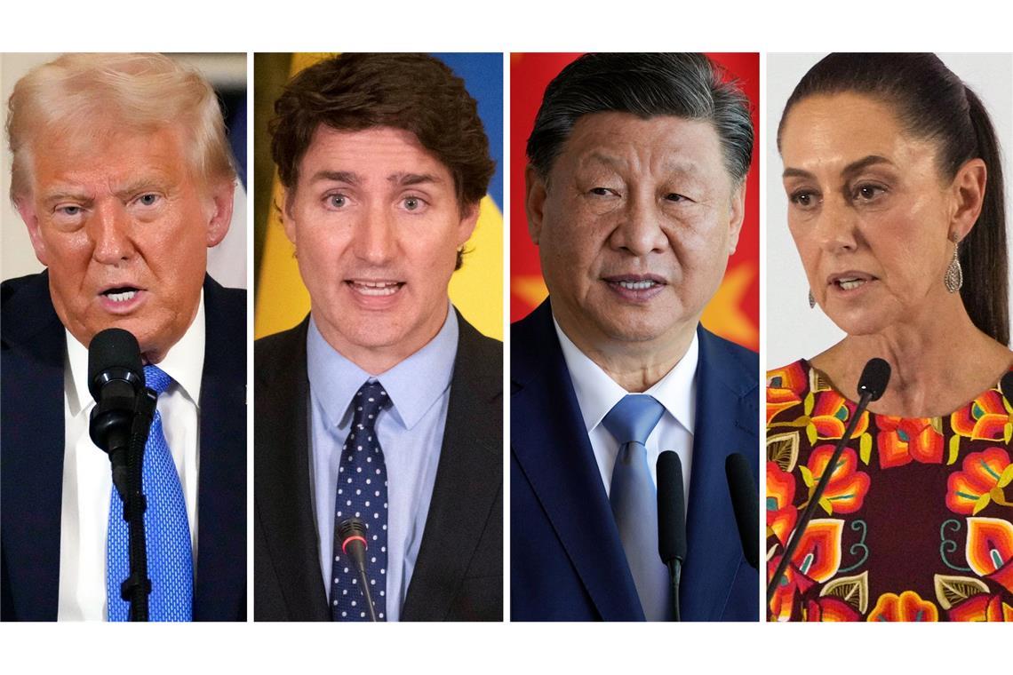 China, Kanada und Mexiko wehren sich gegen US-Zölle Die Regierung von Donald Trump hat Kanada, Mexiko und China mit neuen Strafzöllen belegt. (Archivbild)