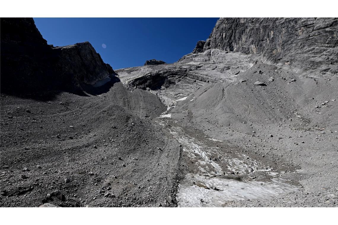 Die Reste des Gletschers Watzmann.