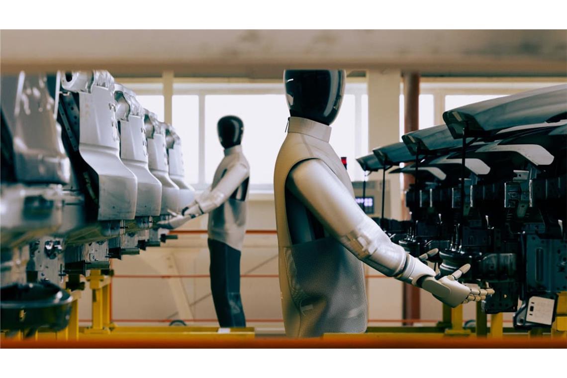 Die Roboter werden vom britischen Start-up Humanoid entwickelt.