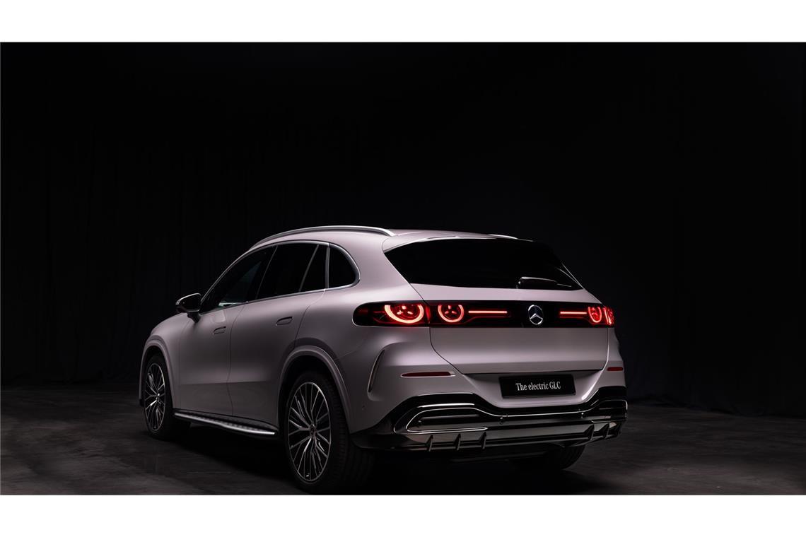 Warum Mercedes mit dem GLC zum Erfolg verdammt ist Die Rückansicht auf den Mercedes-GLC