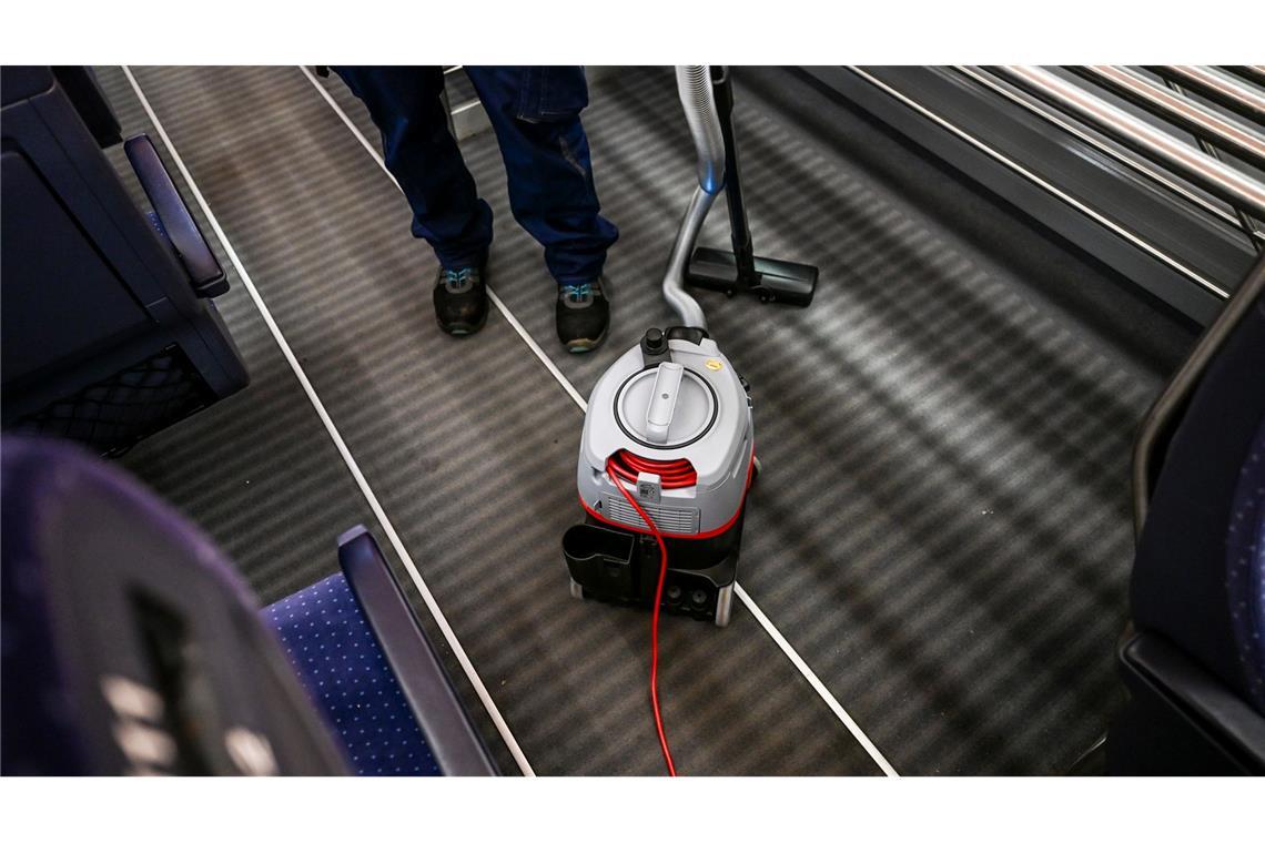 Die Sauberkeit in den Zügen soll sich verbessern.