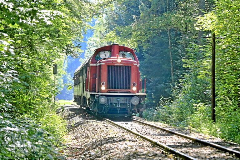 Die Schwäbische Waldbahn ist vor allem dank der vielen ehrenamtlichen Helfer ein Besuchermagnet im Welzheimer Wald. Foto: G. Habermann