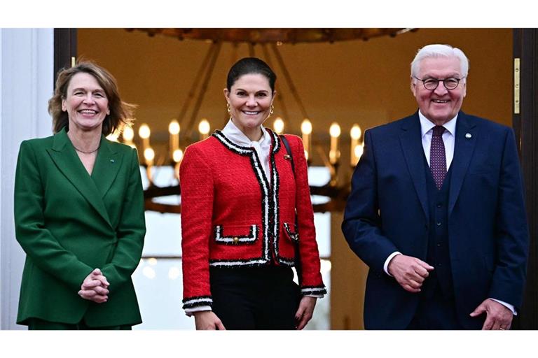 Die schwedische Kronprinzessin Victoria ist in Berlin.
