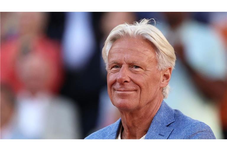 Die schwedische Tennislegende Björn Borg