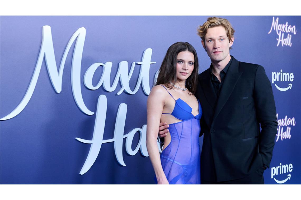 Die Serie "Maxton Hall" mit den Hauptdarstellern Harriet Herbig-Matten und Damian Hardung interessierte stark. (Archivbild)