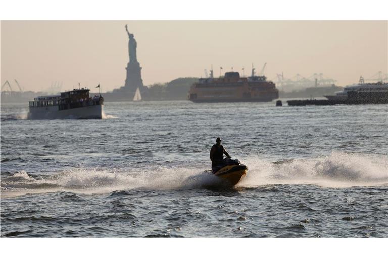 Die Sicht ist getrübt in New York - das liegt an Bränden weit entfernt