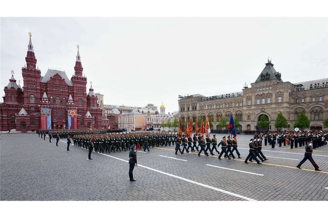 Die Siegesparade in der russischen Hauptstadt verlief störungsfrei.