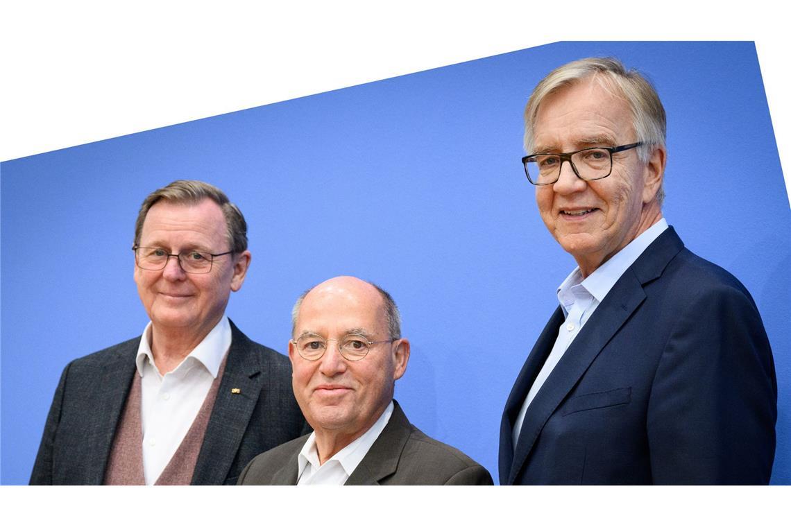 Gute Löhne sind wichtiger als korrekt gesetzte Gendersternchen Die „Silberlocken“ der Linken, Bodo Ramelow, Gregor Gysi, Dietmar Bartsch, waren ein Wahlkampfschlager der Partei.