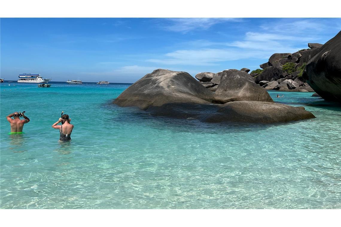 Trauminseln in Thailand schließen für fünf Monate Die Similan Islands mit ihren Granitformationen sind bei Tagestouristen aus aller Welt beliebt - und dürfen sich jetzt wieder erholen. (Archivbild)