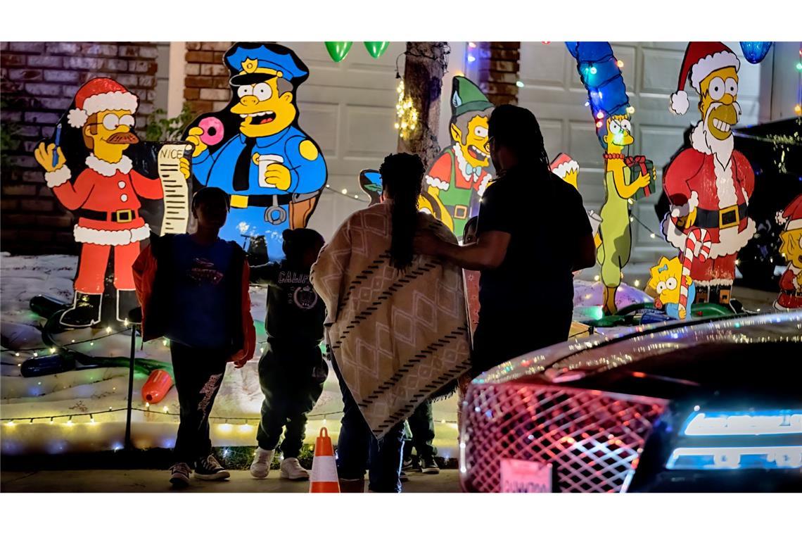 Bilder des Tages Die Simpsons und Lichterglanz: Weihnachtszauber im Wakefield Winter Wonderland