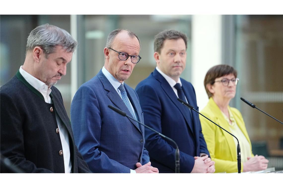 Verbände: Licht und Schatten in Plänen von Union und SPD Die Sondierungsergebnisse von Union und SPD stoßen bei Verbandsvertretern auf Lob und Kritik. (Archivfoto)
