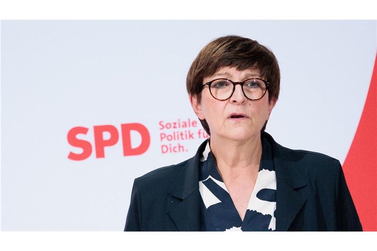 Die SPD-Politikerin Saskia Esken