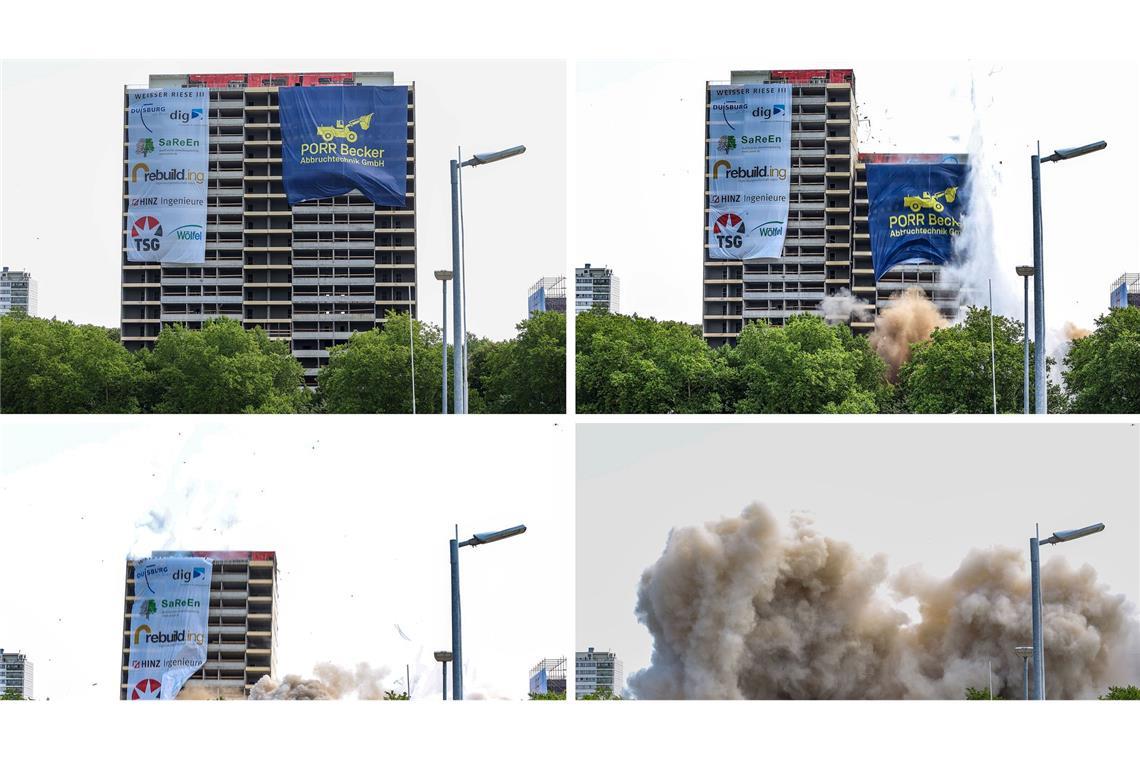 Duisburg sprengt weiteren "Weißen Riesen"