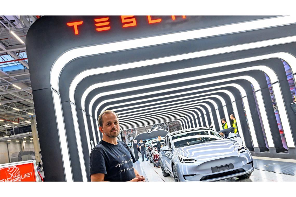 Die Staatsanwaltschaft ermittelt  gegen den Werksleiter des US-Elektroautobauers Tesla in Grünheide bei Berlin, André Thierig (Archivfoto).