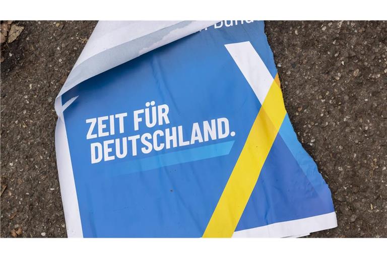 Die Stadt hat die Wahlplakate wieder abgehängt. (Symbolbild)