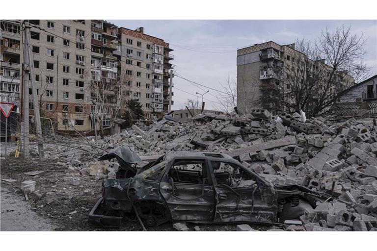 Selenskyj: Lage in Pokrowsk hart, in Kupjansk etwas besser Die Stadt Pokrowsk ist seit Monaten umkämpft und schwer zerstört. (Archivbild)