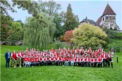 Die Stadtkapelle Murrhardt in voller Größe. Um das dreitägige Fest zu stemmen, freut sie sich über jede Form der Hilfe. Foto: Stadtkapelle