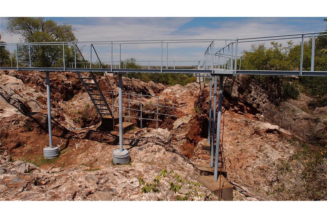 Vormensch lebte vorwiegend vegetarisch Die Sterkfontein-Höhlen sind eine bekannte Fossilienfundstätte nahe Johannesburg in Südafrika.