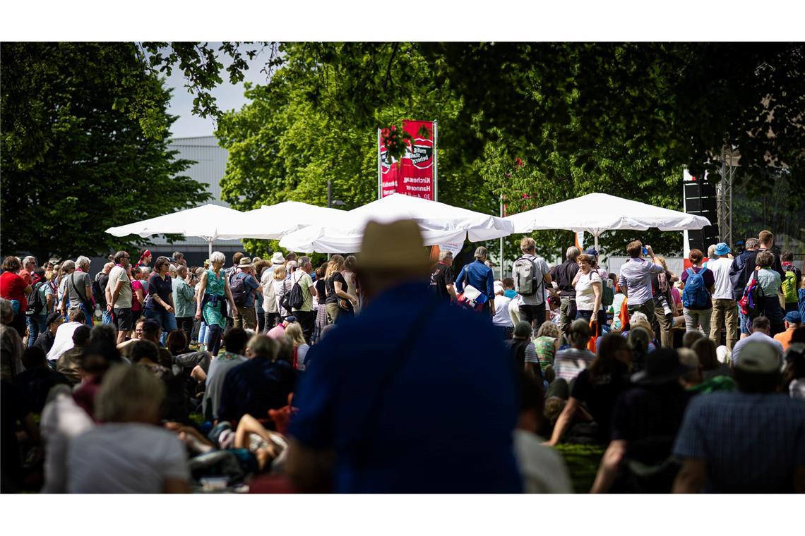 Drei Lehren aus dem Kirchentag in Hannover Die Stimmung beim Kirchentag war vielerorts ausgelassen.