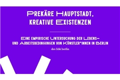 Die Studie des bbk Berlin hat ergeben, dass die wenigsten Berliner Kunstschaffenden infnazielle Unterstützung bekommen.