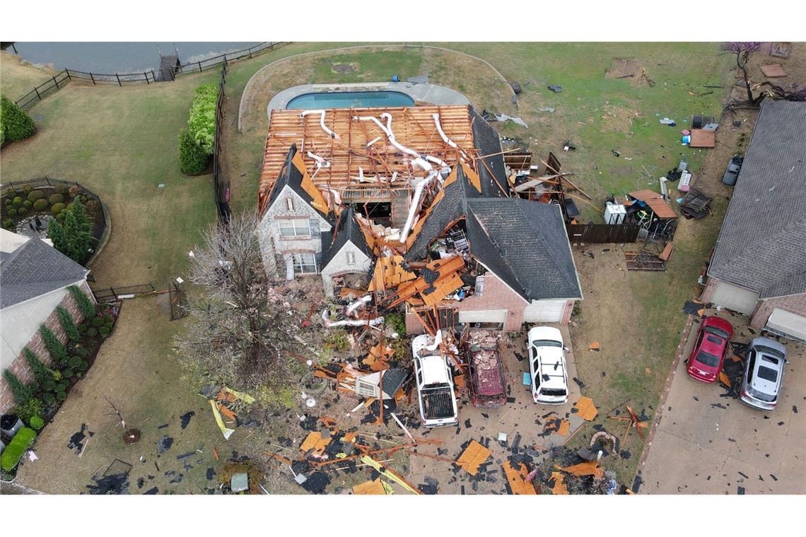 USA: Tornados und Regen bringen Zerstörung und Todesfälle Die Stürme verursachten auch Todesfälle.