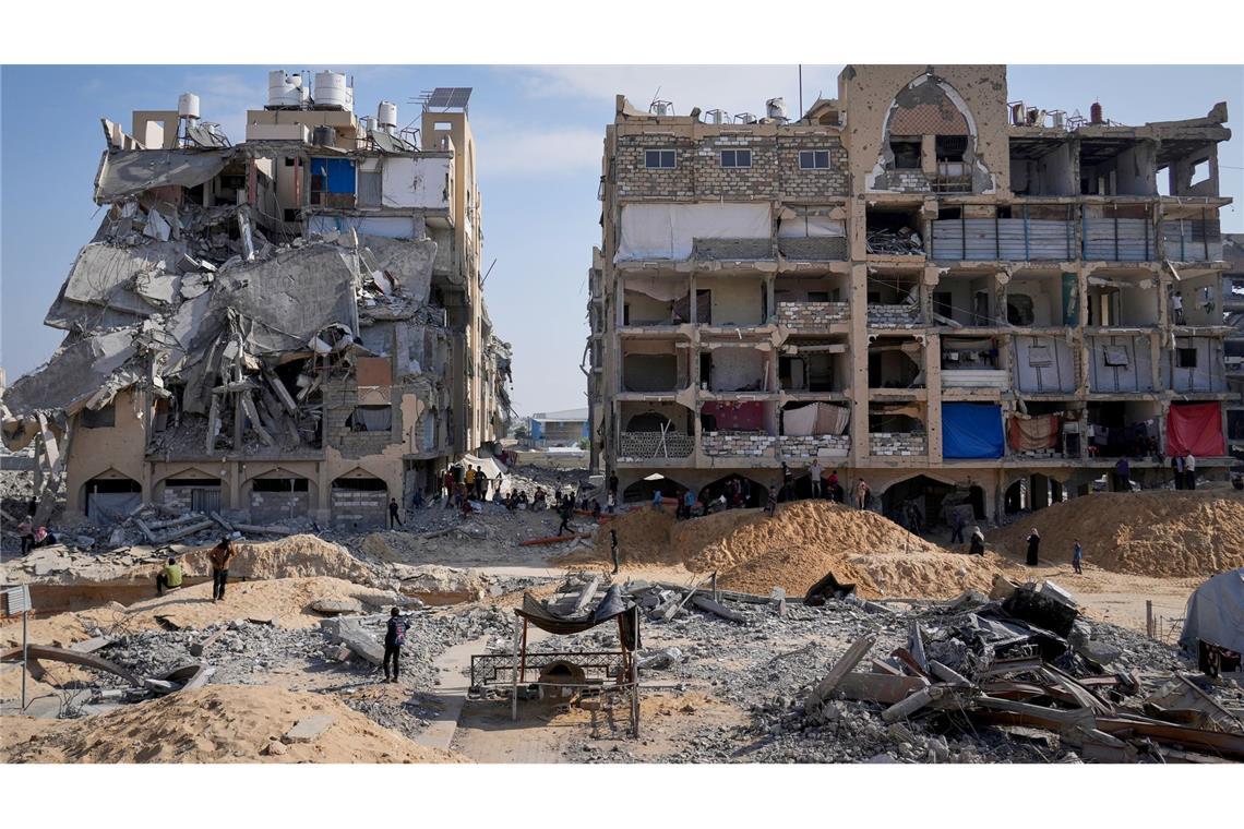 Vance in Israel: Haben die Chance, Historisches zu erreichen Die Suche nach weiteren Geisel-Leichen gestaltet sich laut der Hamas extrem schwierig. (Archivbild)