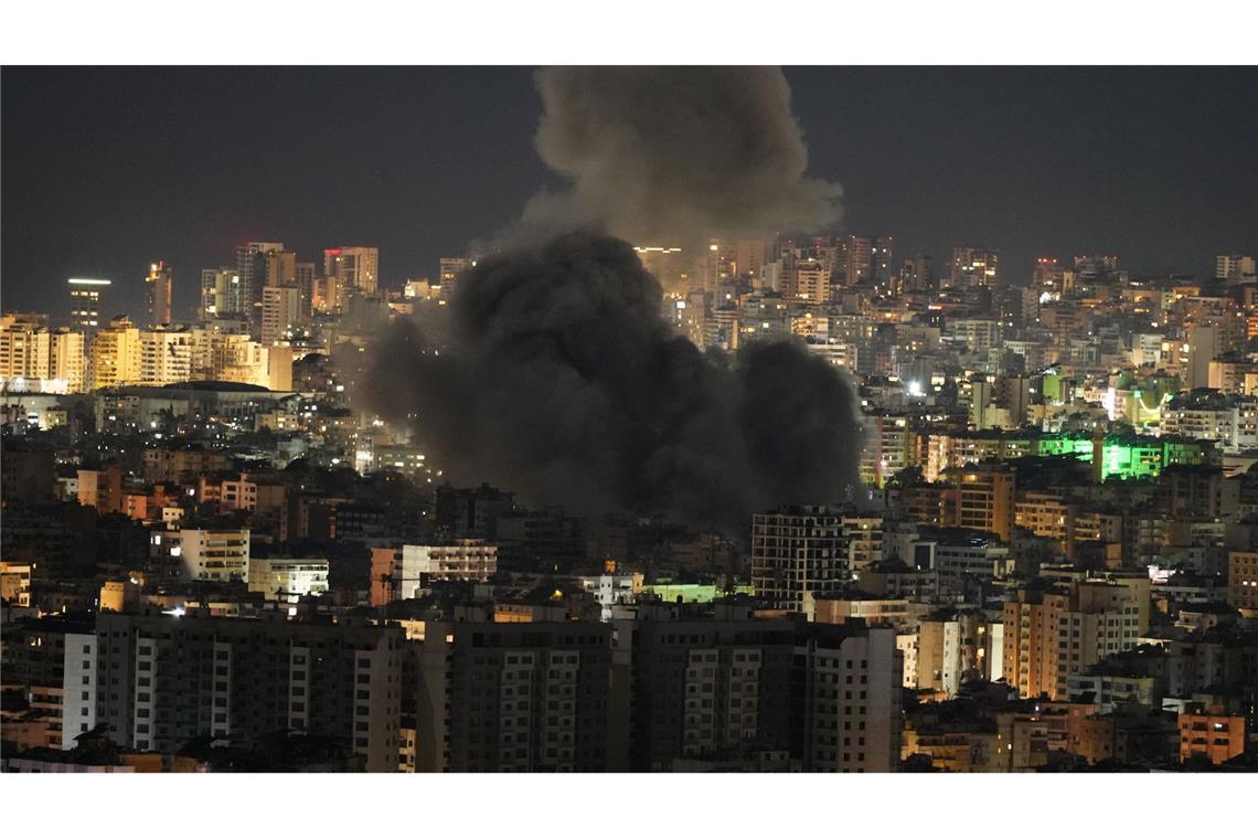 Die südlichen Vororte Beiruts gelten als Hochburg der Hisbollah.