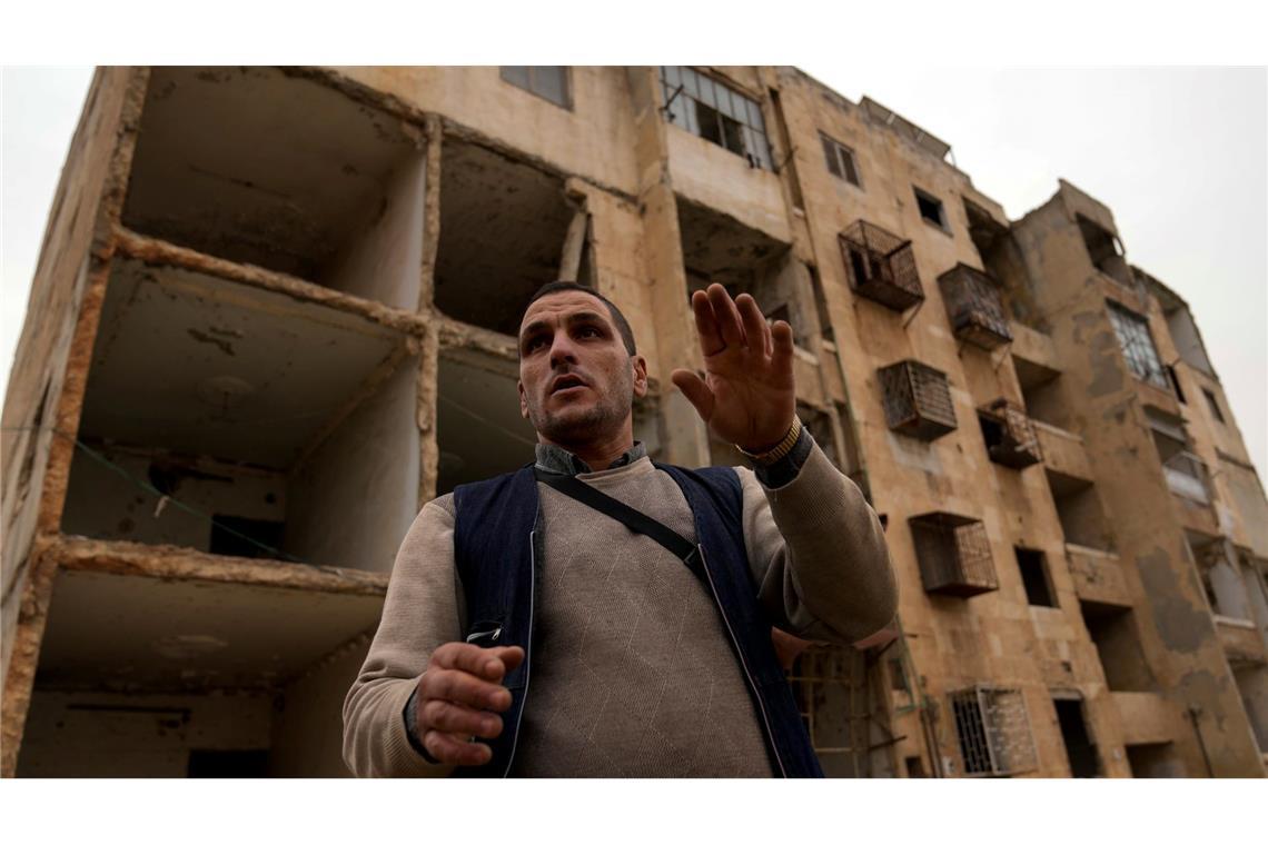 Rückkehr ohne Risiko: Syrer warten ungeduldig auf Regelung Die Syrien-Rückkehrer finden häufig zerstörte Häuser vor, wie hier im Stadtteil Masaken Hanano in Aleppo. (Archivbild)