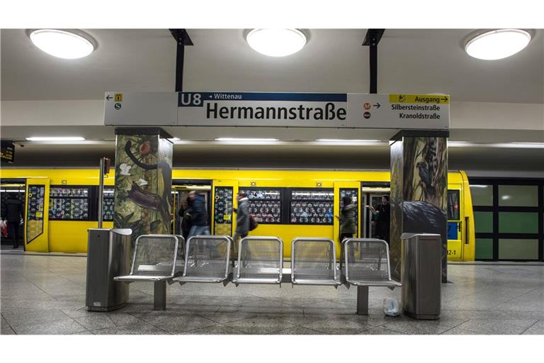 Die Tat ereignete sich am S-Bahnhof Hermannstraße in Berlin. (Archivbild)