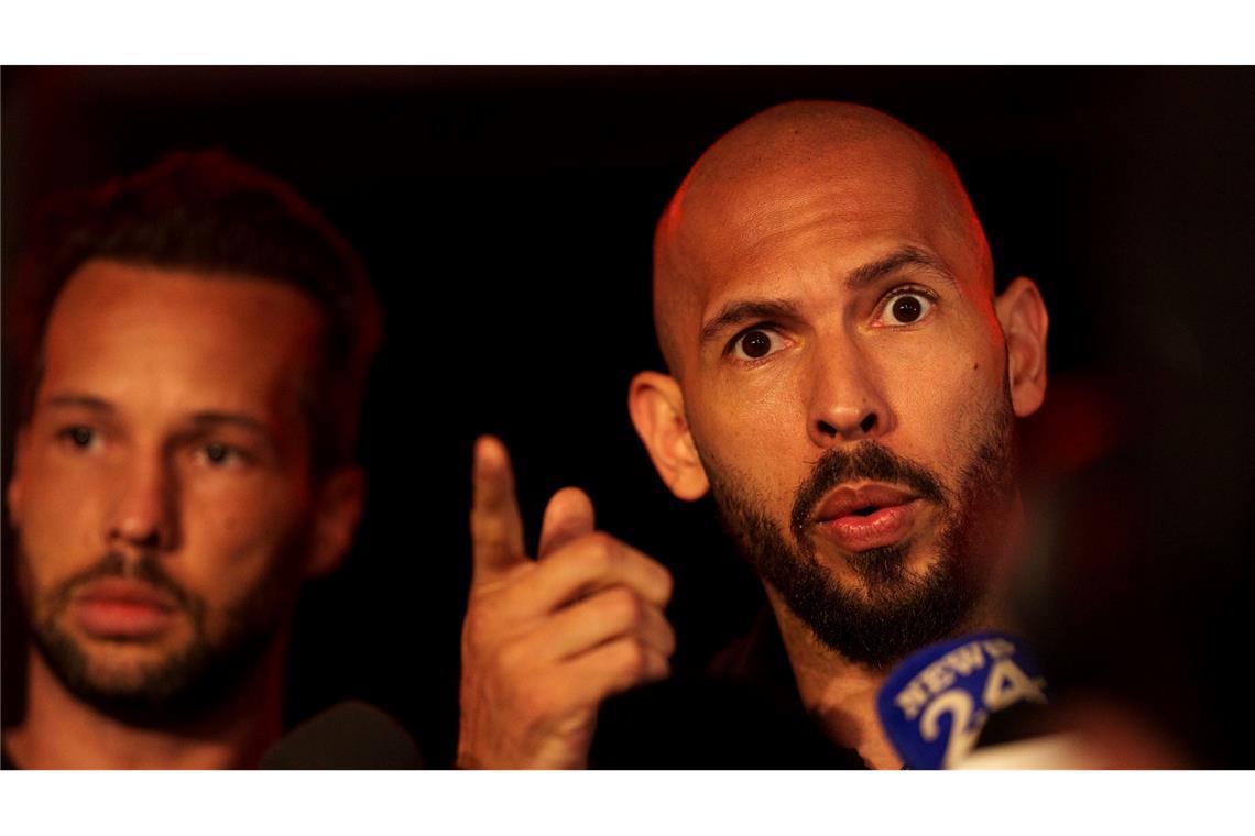 Anklage gegen Tate-Brüder wegen Vergewaltigung Die Tate Brothers: links Tristan, rechts Andrew.