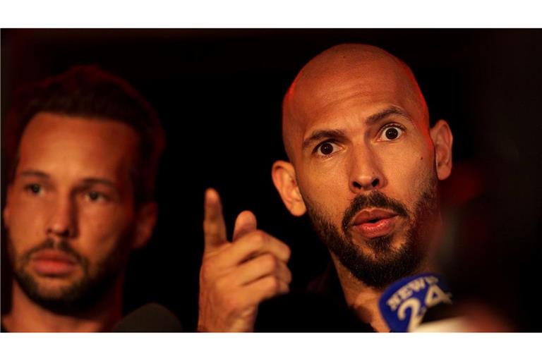 Die Tate Brothers: links Tristan, rechts Andrew. (Archivbild)