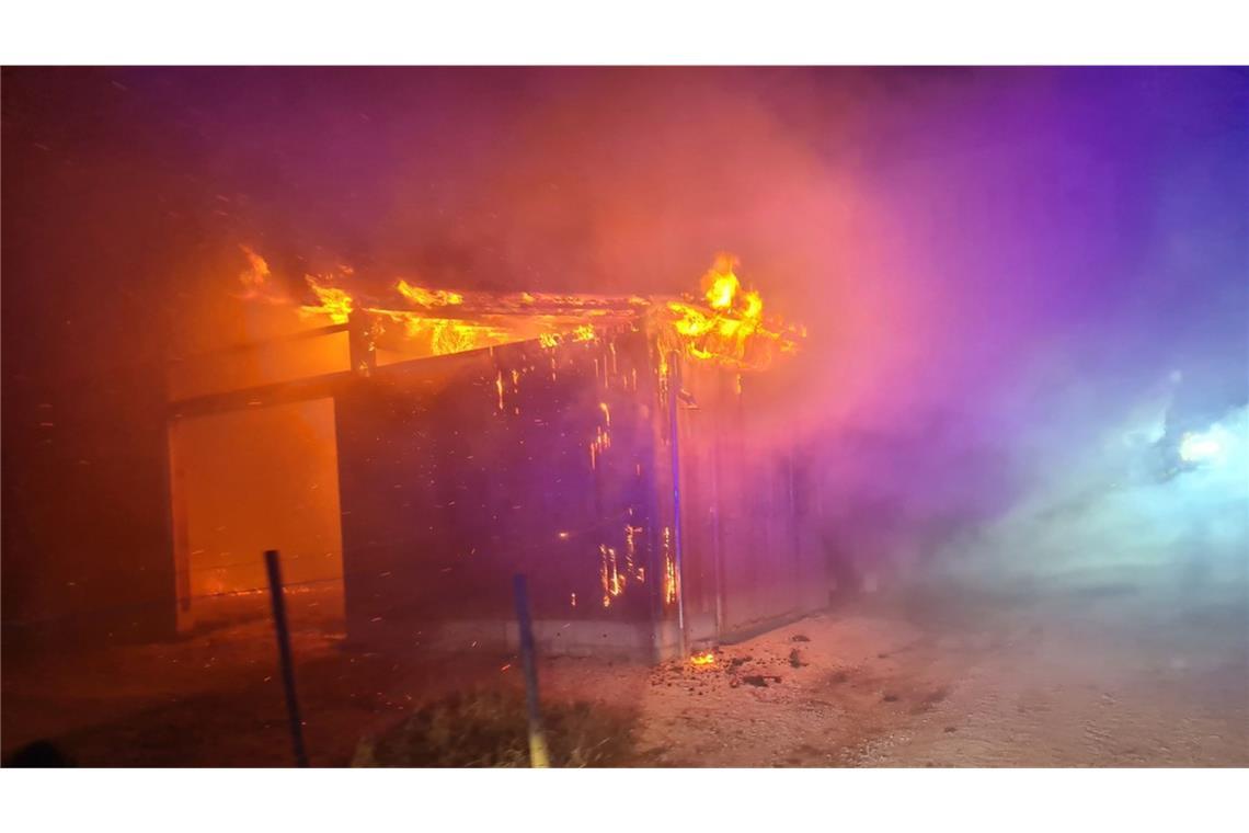 Straußenfarm in Brand - drei Verletzte Die Tiere konnten alle in Sicherheit gebracht werden.
