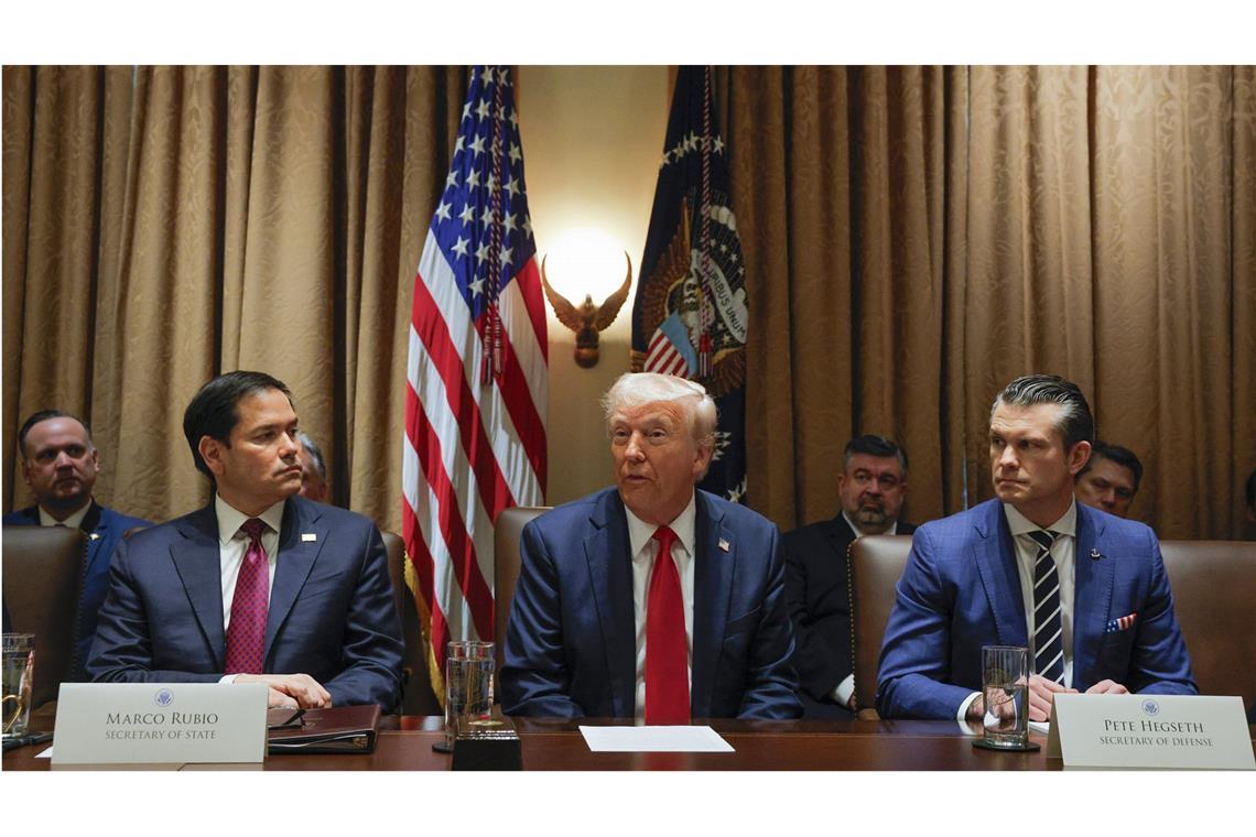 Weißes Haus bleibt bei Chat-Affäre bei seiner Position Die Trump-Regierung sieht nach der Affäre um den brisanten Gruppenchat keinen Grund zum Handeln. (Archivbild)