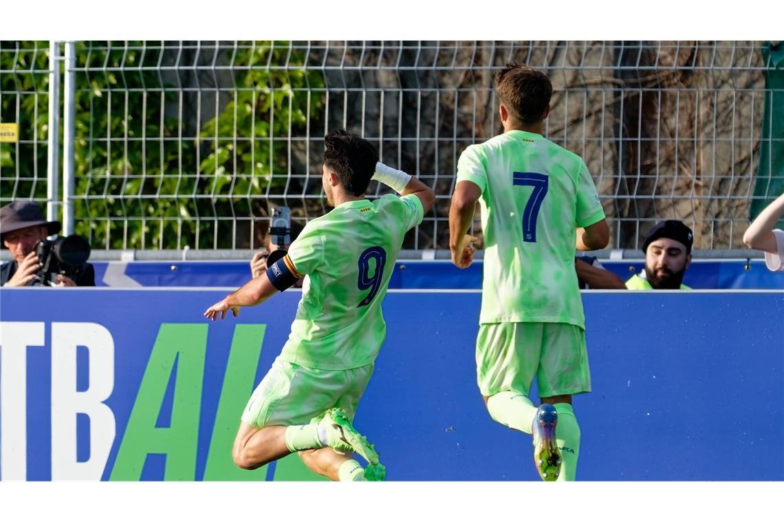 VfB-Bezwinger schafft den Rekordsieg Die U19 des FC Barcelona hat die Youth League gewonnen.