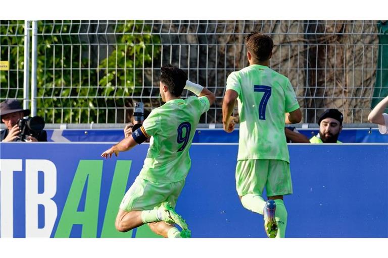 Die U19 des FC Barcelona hat die Youth League gewonnen.