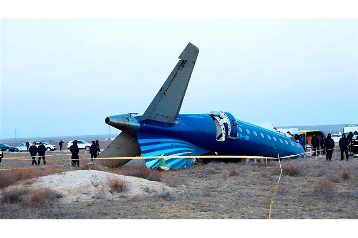 Aserbaidschan geht von Waffeneinsatz gegen Jet aus Die Ukraine macht Russland für den Absturz der Maschine verantwortlich. (Archivbild)
