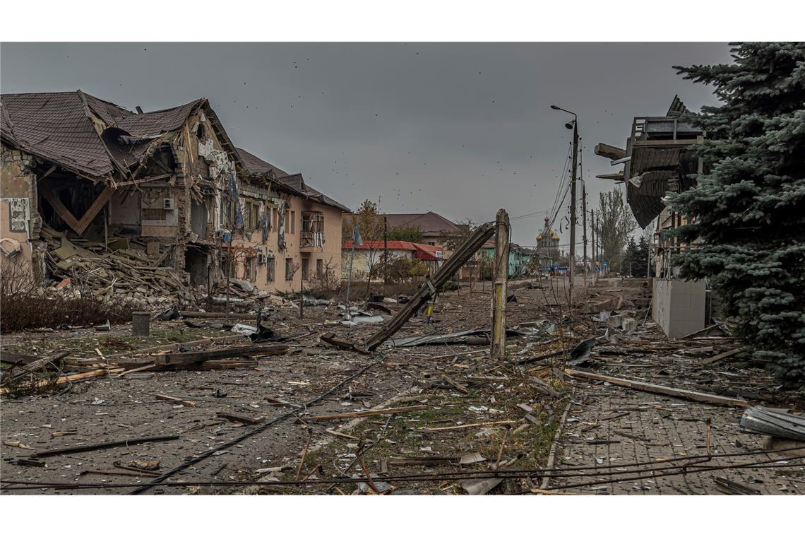 Russland greift Ukraine massiv mit Raketen an Die Ukrainer weichen bei Kurachowe schrittweise zurück. (Archivbild)