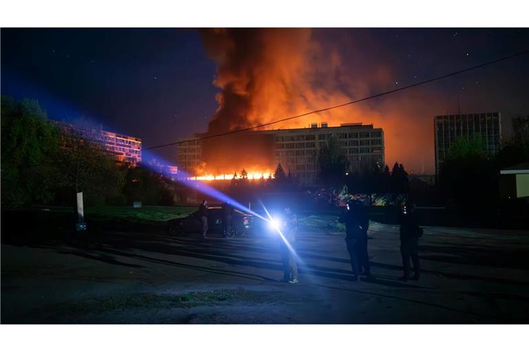 Die ukrainische Großstadt Charkiw ist immer wieder Ziel russischer Luftangriffe. (Archivbild)