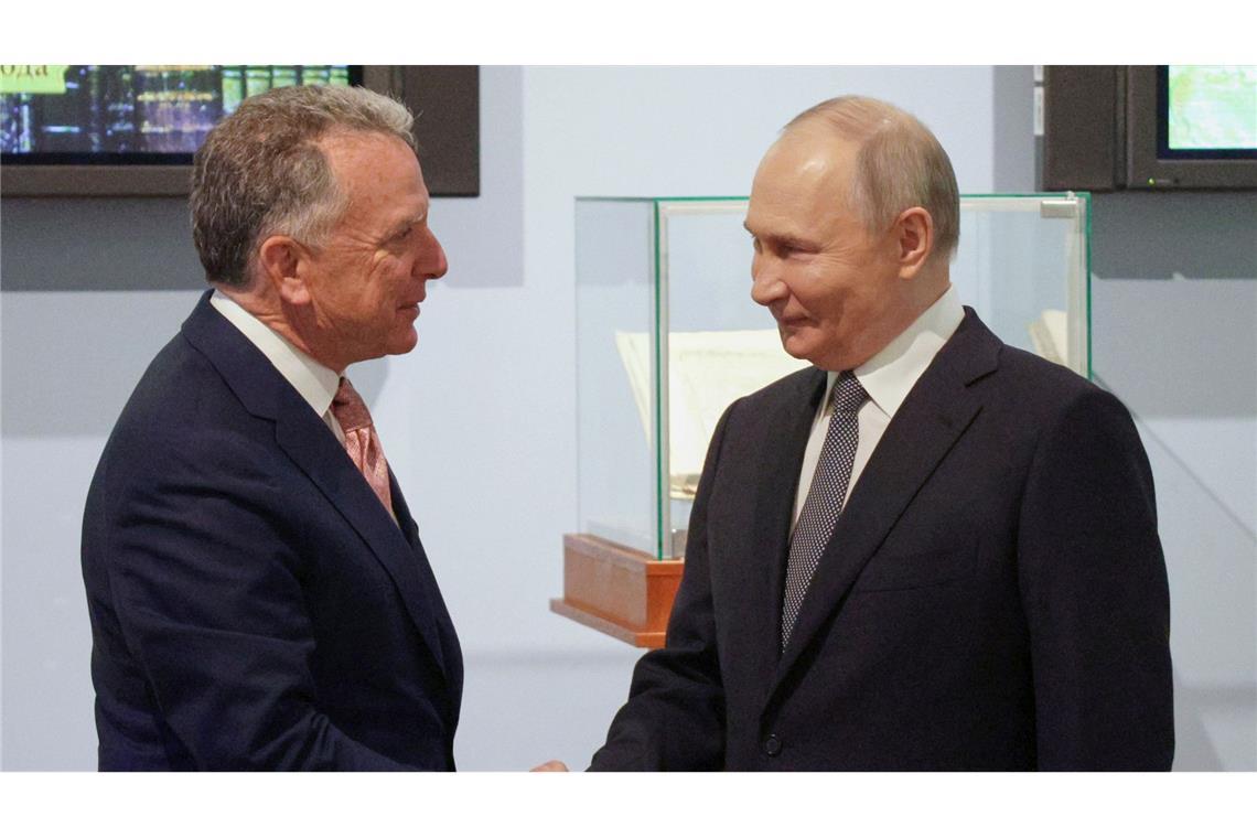USA und Ukraine wollen Rohstoffdeal am 26. April abschließen Die ukrainische Seite sieht Witkoffs Treffen mit Putin mit Argwohn. (Archivbild)