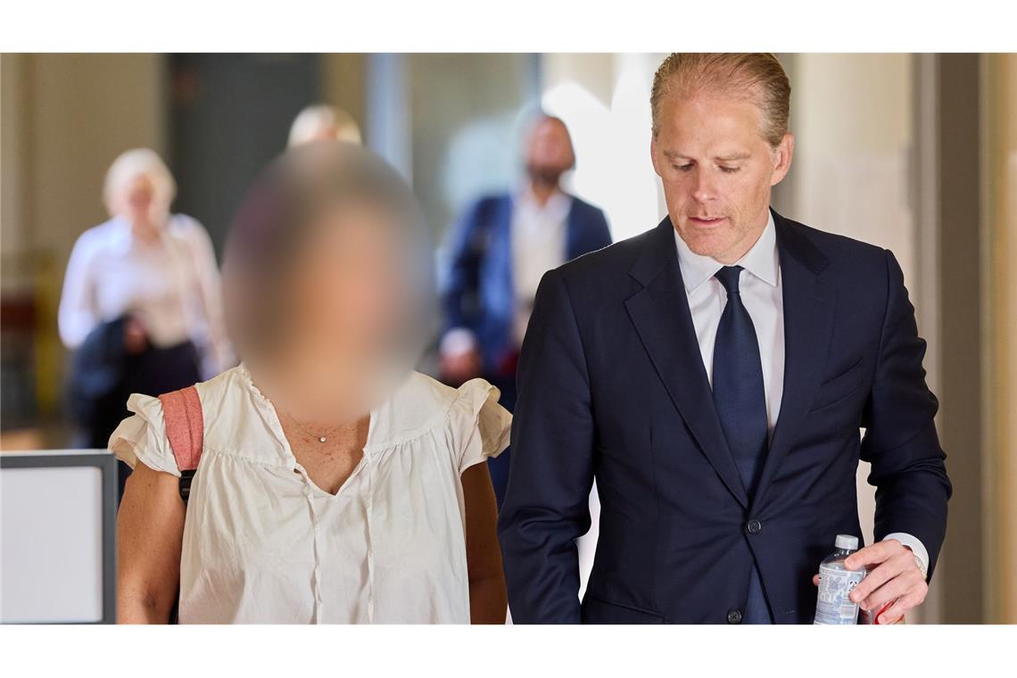 Die unter dem fiktiven Namen bekannte Zeugin "Olga" erschien vor Gericht.