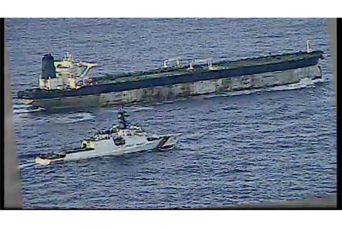 Die USA haben mehrere Schiffe mit Verbindungen zu Venezuela aufgebracht.