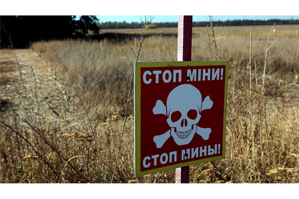 Kreml schließt Einfrieren des Ukraine-Krieges aus Die USA kündigen die Lieferung von Minen an. (Archivbild)