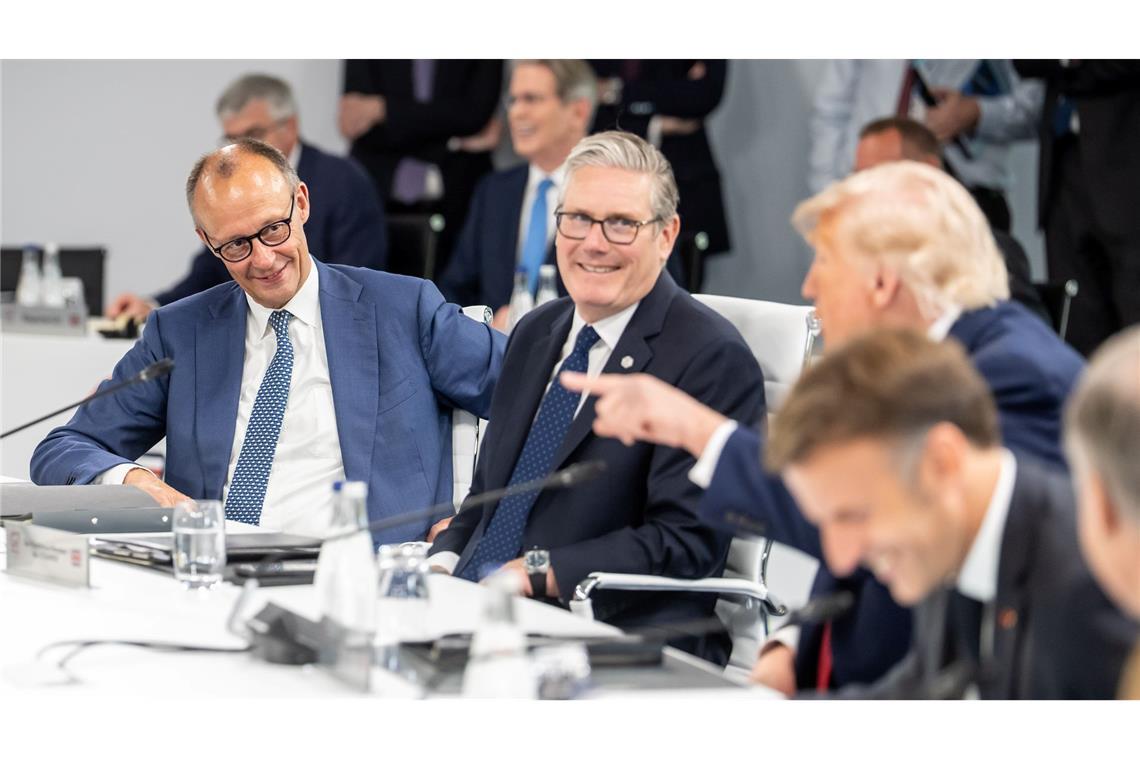 Die USA - mit Präsident Trump am Tisch - arbeiteten wieder mehr miteinander.