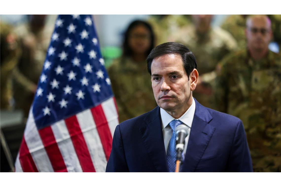 Die USA wollen nach Worten von Außenminister Rubio sicherstellen, dass die Waffenruhe hält.