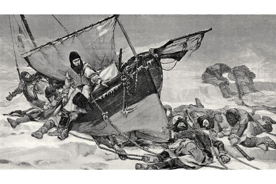 Die verbliebenen Teilnehmer der Franklin-Expedition kämpfen im Eismeer um das nackte Überleben.