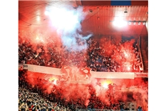 Die VfB-Fans (hier in Basel) sind sehr reisefreudig.