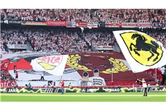 Die VfB-Fans zeigten beim Spiel gegen den BVB eine besondere Choreo.